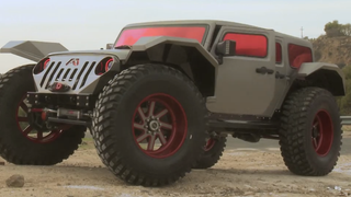 Jay Leno Drives A Supervillain Jeep With 50-Inch Tires And No Lift